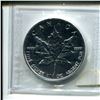 Image 2 : 1994 5 dollars .9999 silver "maple leaf" ms-66