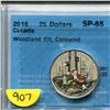 Image 1 : 2016 25 dollars .9999 silver "woodland elf" sp-65