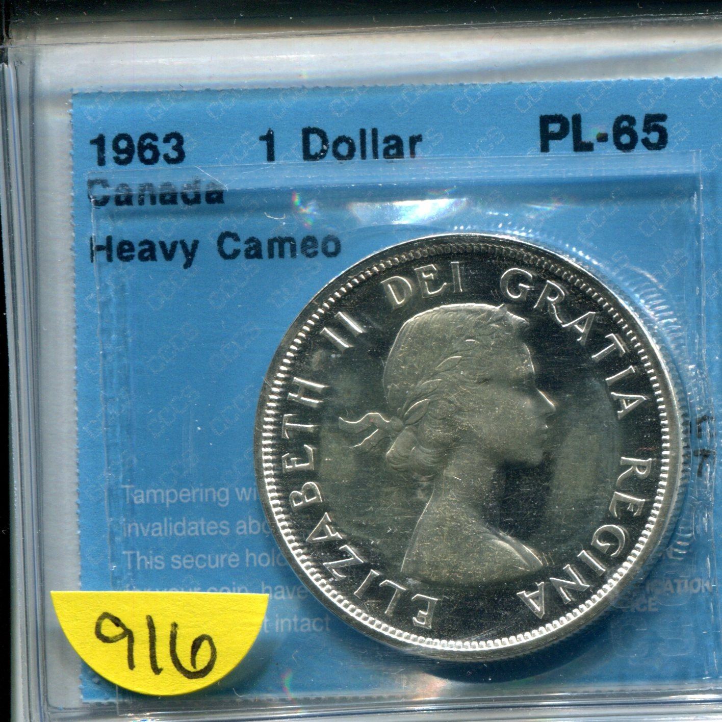 1963 Silver Dollar Pl 65