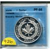 Image 1 : 2006 1 dollar .9999 silver "bravery medal" pf-68 CCCS