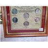 Image 3 : framed canadian fifty cent collection