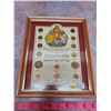 Image 1 : framed canadian penny collection
