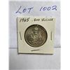 Image 1 : 1965 Canada Fifty Cent .50 Piece .800 Silver