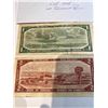 Image 2 : Canada 1954 One Dollar and Two Dollar Replacement Bills