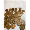 Image 1 : Canada 1960-1969 Pennies 1 Cent Pieces, Five Coins for each Year 50 coins Circulated