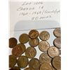 Image 2 : Canada 1960-1969 Pennies 1 Cent Pieces, Five Coins for each Year 50 coins Circulated