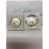 Image 4 : Canada 1943 and 1953 Fifty 50 Cent Piece .800 Silver