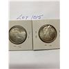 Image 4 : Canada 1965 and 1966 Fifty 50 Cent Piece .800 Silver