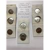 Image 1 : Canada Twenty Five 25 Cent Quarters  1971-1973, 1975-1979 Two Coins for Each Year  16 Coins