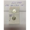 Image 1 : USA 1941 and 1964 Dime 10 Cents 90% Silver