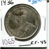 Image 1 : 1936 Canadian Silver Dollar
