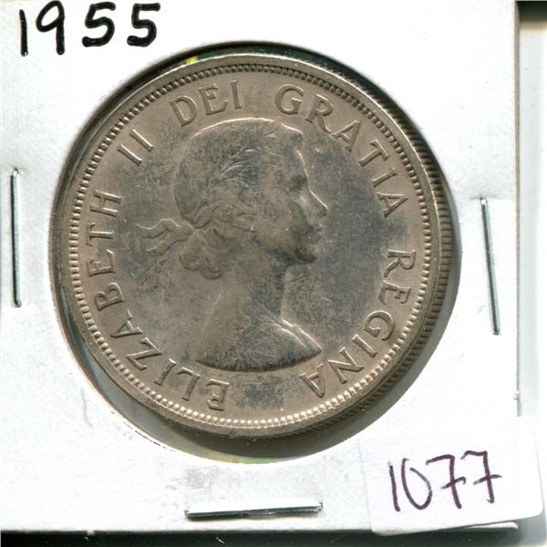 1955 Canadian Silver Dollar