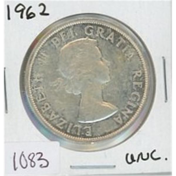1962 Canadian Silver Dollar