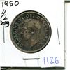 Image 1 : 63 1950 Half Design Canadian Silver Fifty Cent Piece