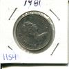 Image 1 : 1981 Canadian Silver Fifty Cent Piece