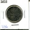 Image 1 : 2002 Canadian Silver Fifty Cent Piece