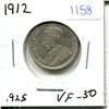 Image 1 : 1912 Canadian Twenty-Five Cent Piece
