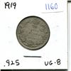 Image 1 : 1919 Canadian Twenty-Five Cent Piece