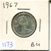 Image 1 : 1967 Canadian Twenty-Five Cent Piece