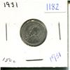 Image 1 : 1931 Canadian Ten Cent Piece