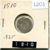 Image 1 : 1910 Canadian Silver Five Cent Piece