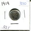 Image 1 : 1919 Canadian Silver Five Cent Piece