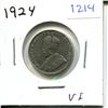 Image 1 : 1924 Canadian Five Cent Piece