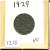 Image 1 : 1929 Canadian Five Cent Piece