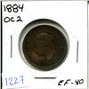 Image 1 : 1884 OC2 Canadian Large Cent Piece