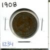 Image 1 : 1908 Canadian Large Cent Piece