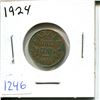 Image 1 : 1924 Canadian One Cent Piece