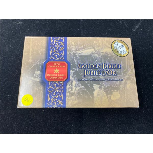 2002 Canada Gold Plated Jubilee Proof Double Dollar Set