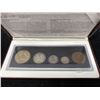 Image 2 : 1908-1998 Canada Commemorative Antique Finish Sterling Silver Proof Set