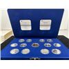 Image 1 : 1992 Canada 125th Anniversary 13-Coin Sterling Silver 25 cent with Loon