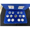 Image 2 : 1992 Canada 125th Anniversary 13-Coin Sterling Silver 25 cent with Loon