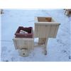 Image 1 : 2 WHEEL DOUBLE PLANTER 15 X 26.25 X 25.5"