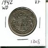 Image 1 : 1942 Canadian 50¢ fifty cent piece