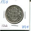 Image 1 : 1954 Canadian 50¢ fifty cent piece