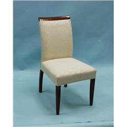 ART DECO - A set of eight very good fruitwood dining room ch