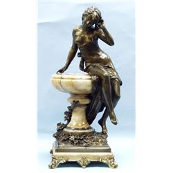 MATHURIN MOREAU (1822-1912) French School. A finely cast bro