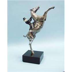 ART DECO - MARCEL BOURAINE (1886-1948) French school. A rare