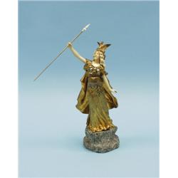 EUGENE BERNOUD - 19th century French school. "Valkyrie". A t