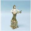 Image 1 : ART DECO - L. SOSSON. A fine carved bronze and ivory figure 