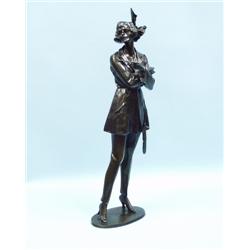 BRUNO ZACH (1891-1935) German school. "Girl with a Cigarette