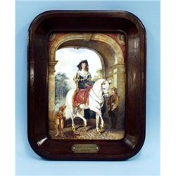 Celina de Estrada - "Amazona". A 19th century painting on po