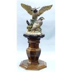 FRANZ BERGMAN - (NAM GREB). A highly important cold painted 