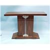 Image 1 : ART DECO - A French palisander wood console table in the sty