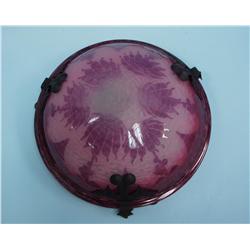 ART DECO - Le Verre Francais - A French art glass hanging la