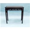 Image 1 : An antique Chinese blackwood altar table. Rectangular form w