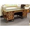 Image 1 : An large Empire style gilt bronze mounted partner's desk. Mu